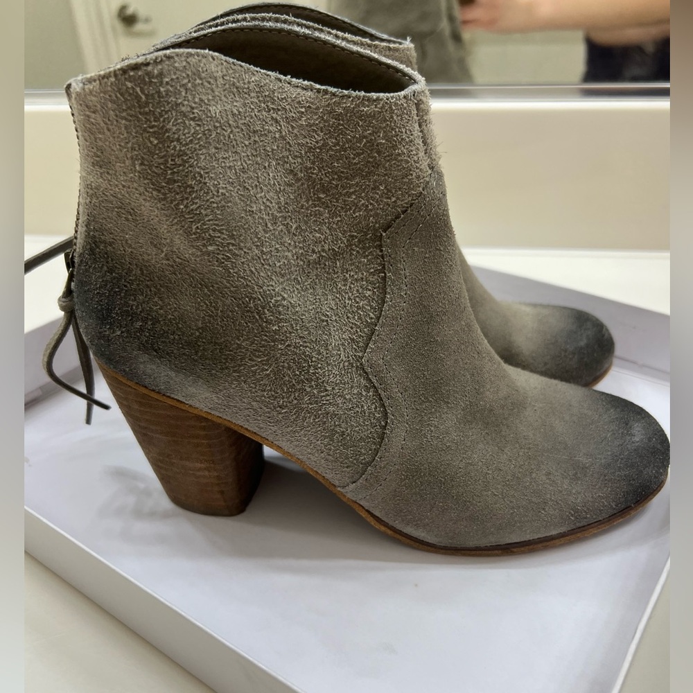 Nordstrom- BP grey suede booties